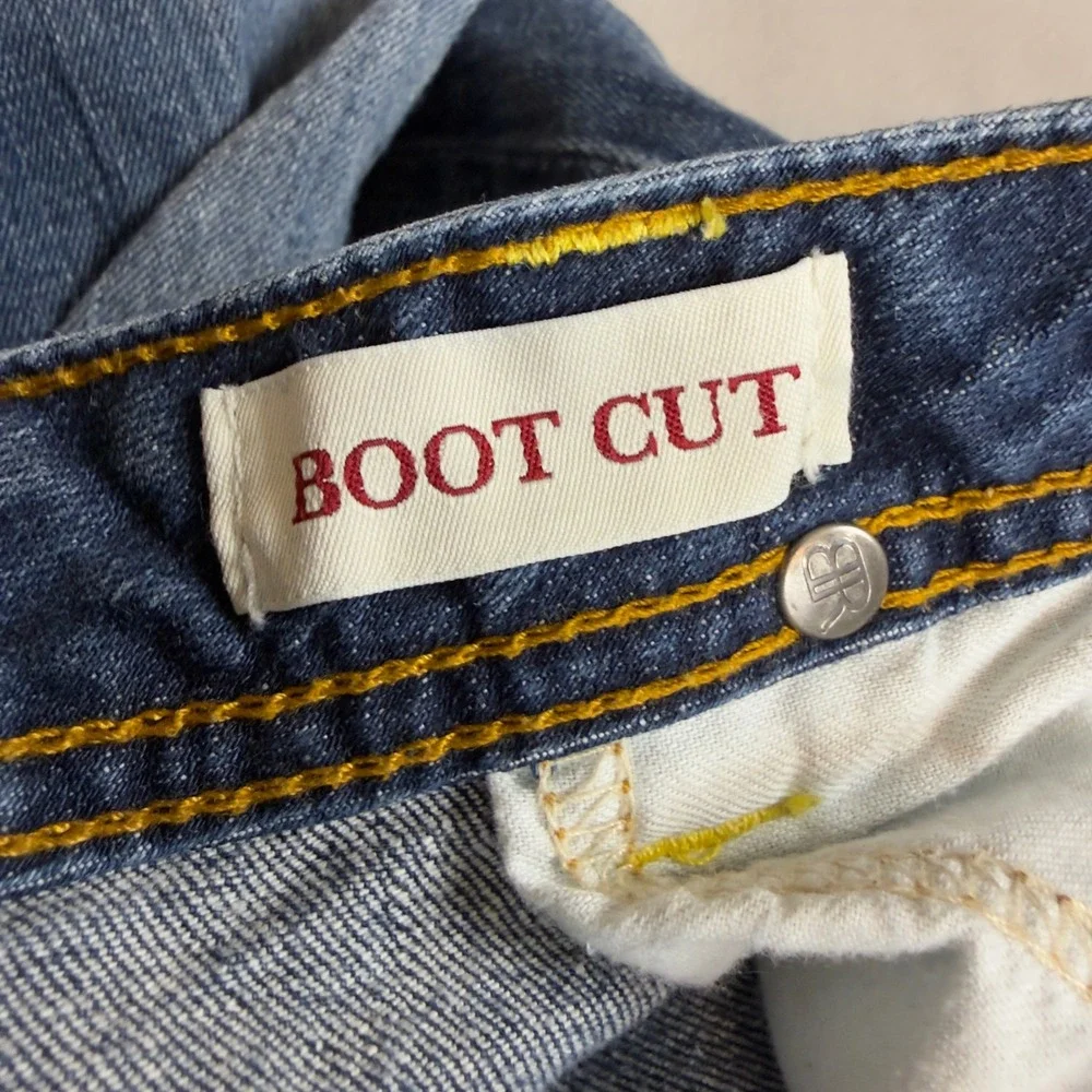Banana Republic Womens Boot‎ Cut Jeans Size 14 Medium Wash Blue 362119-00-1